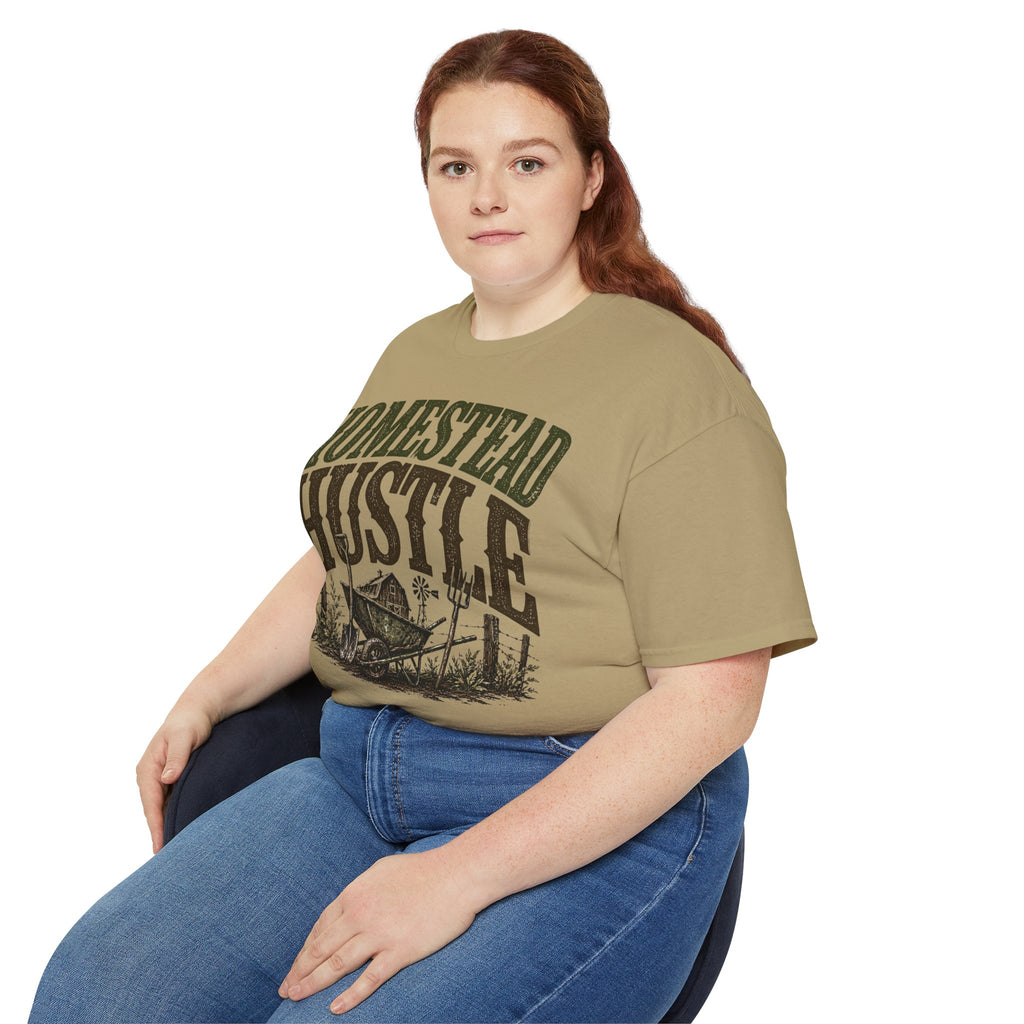 Homestead Hustle – Vintage Farm Life Graphic Tee