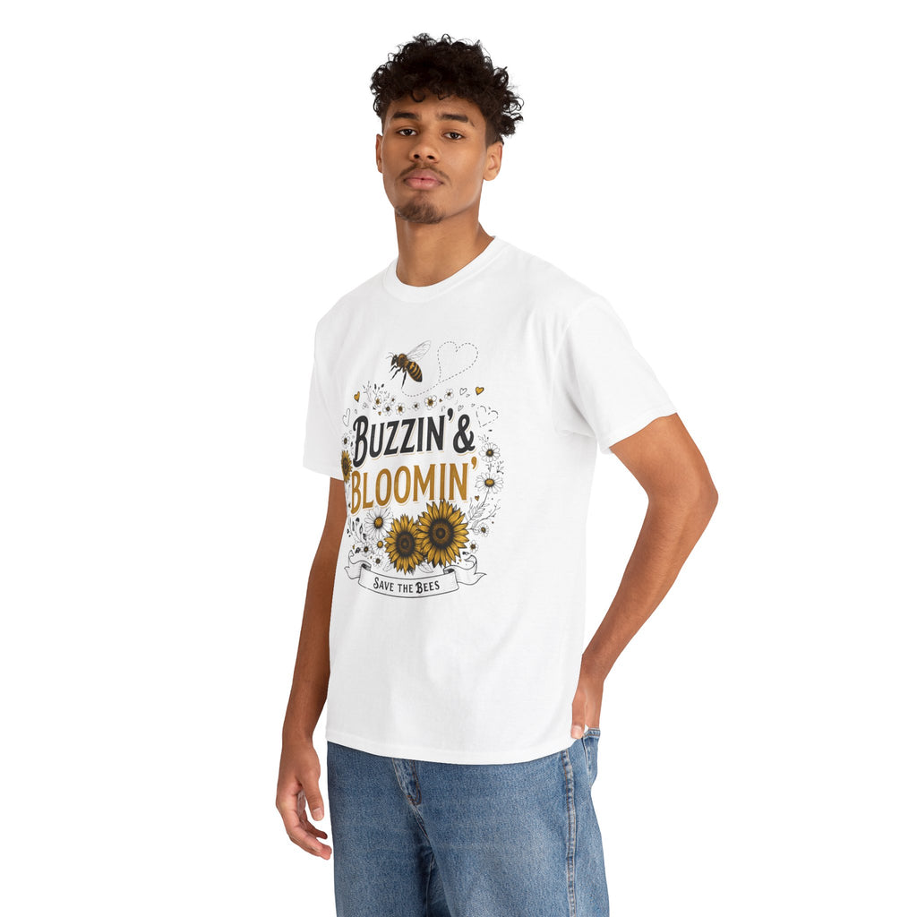 Buzzin’ & Bloomin’ Shirt – Save the Bees Garden Tee