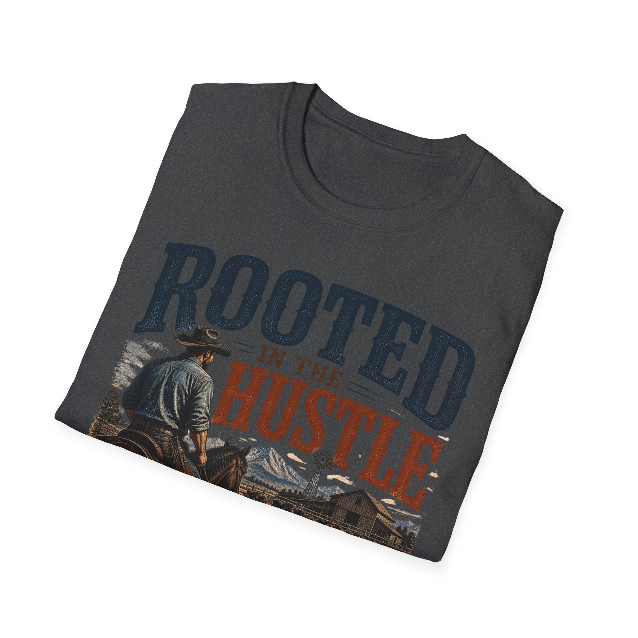 Rooted in the Hustle – Rustic Country Lifestyle Tee