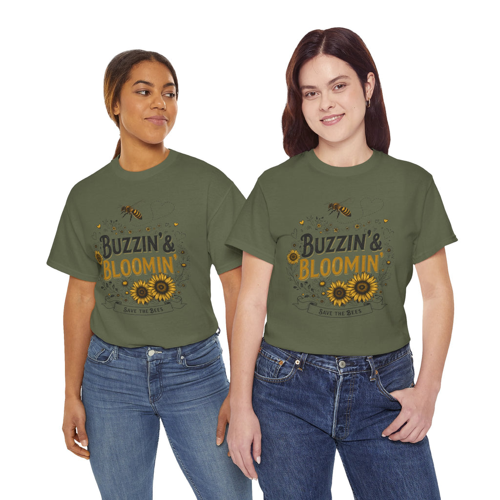 Buzzin’ & Bloomin’ Shirt – Save the Bees Garden Tee