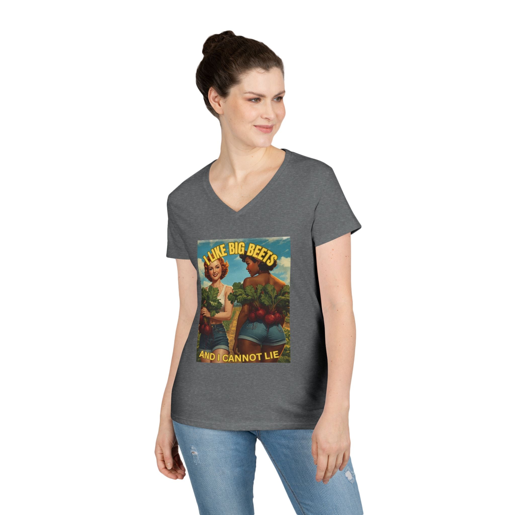 I Like Big Beets And I Cannot Lie Shirt | Funny Gardening Shirt | Vintage Pin Up Farm Tee | Plant Lover Gift | Homestead Apparel