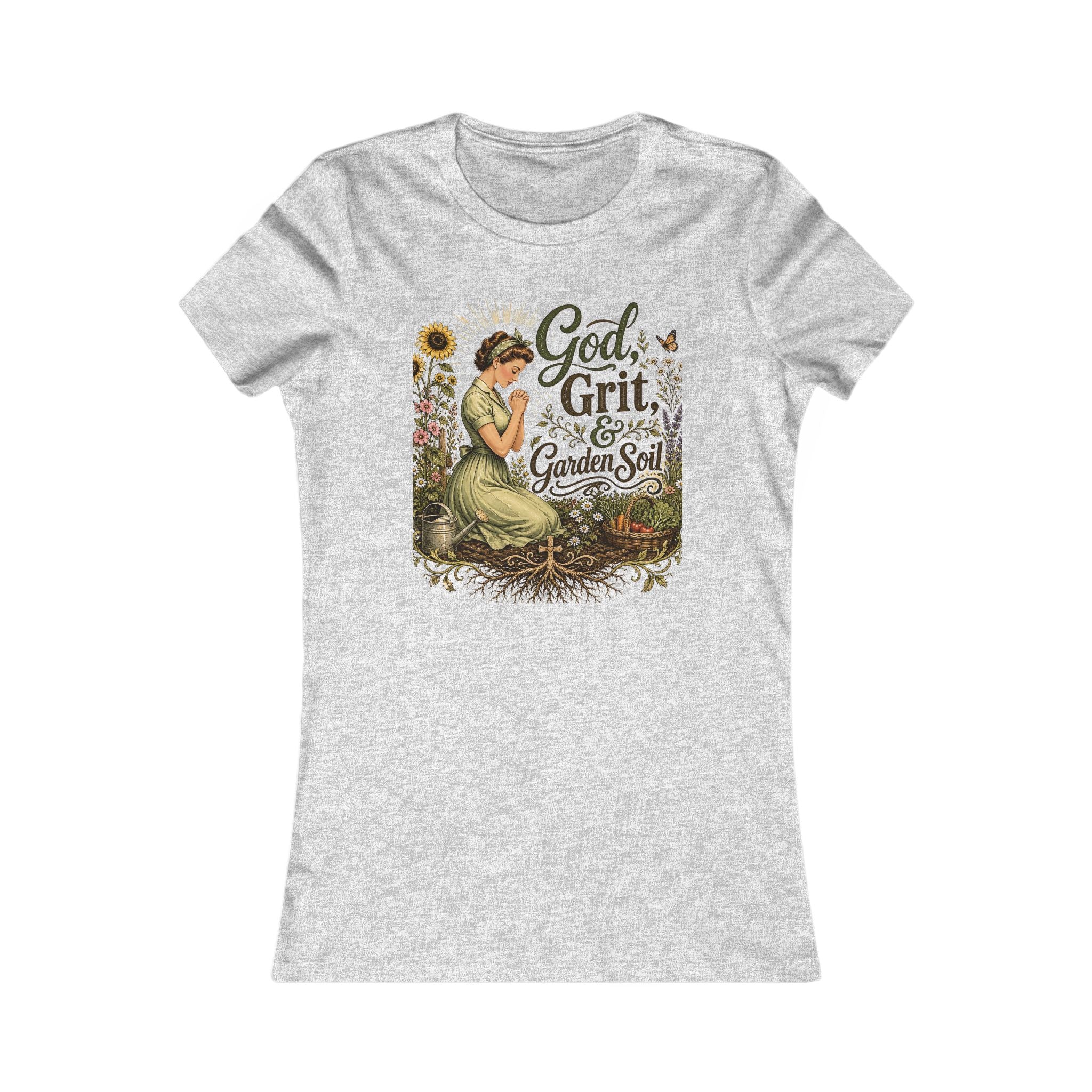 God, Grit & Garden Soil – Vintage Garden Tee