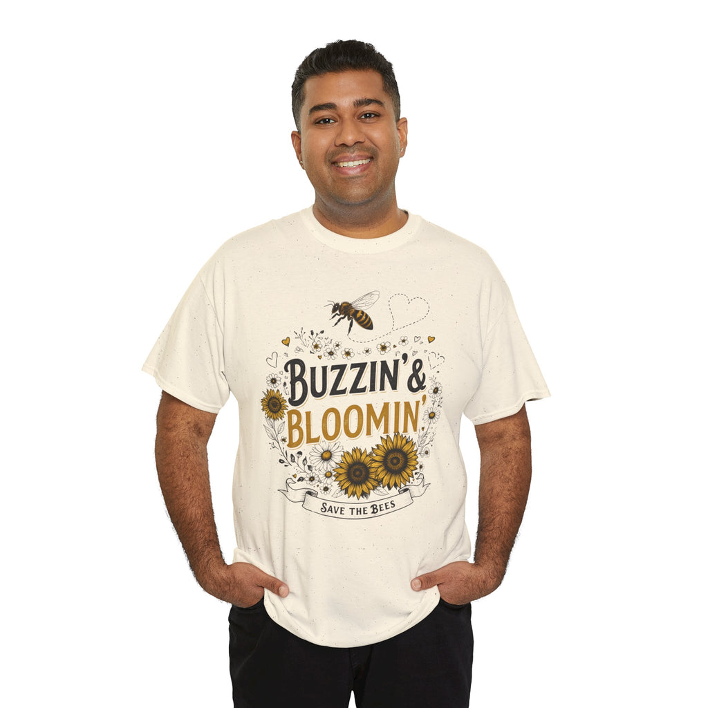 Buzzin’ & Bloomin’ Shirt – Save the Bees Garden Tee
