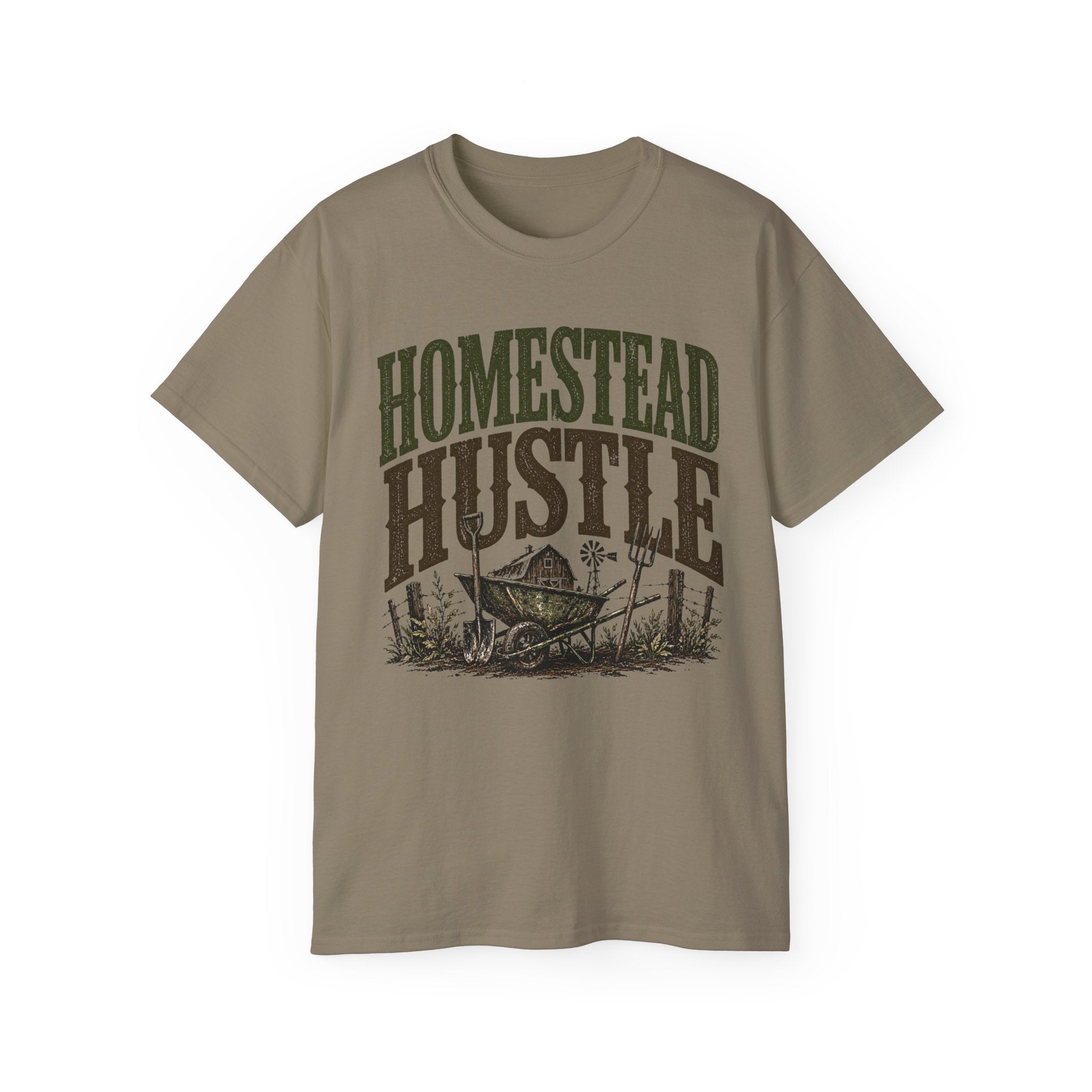 Homestead Hustle – Vintage Farm Life Graphic Tee
