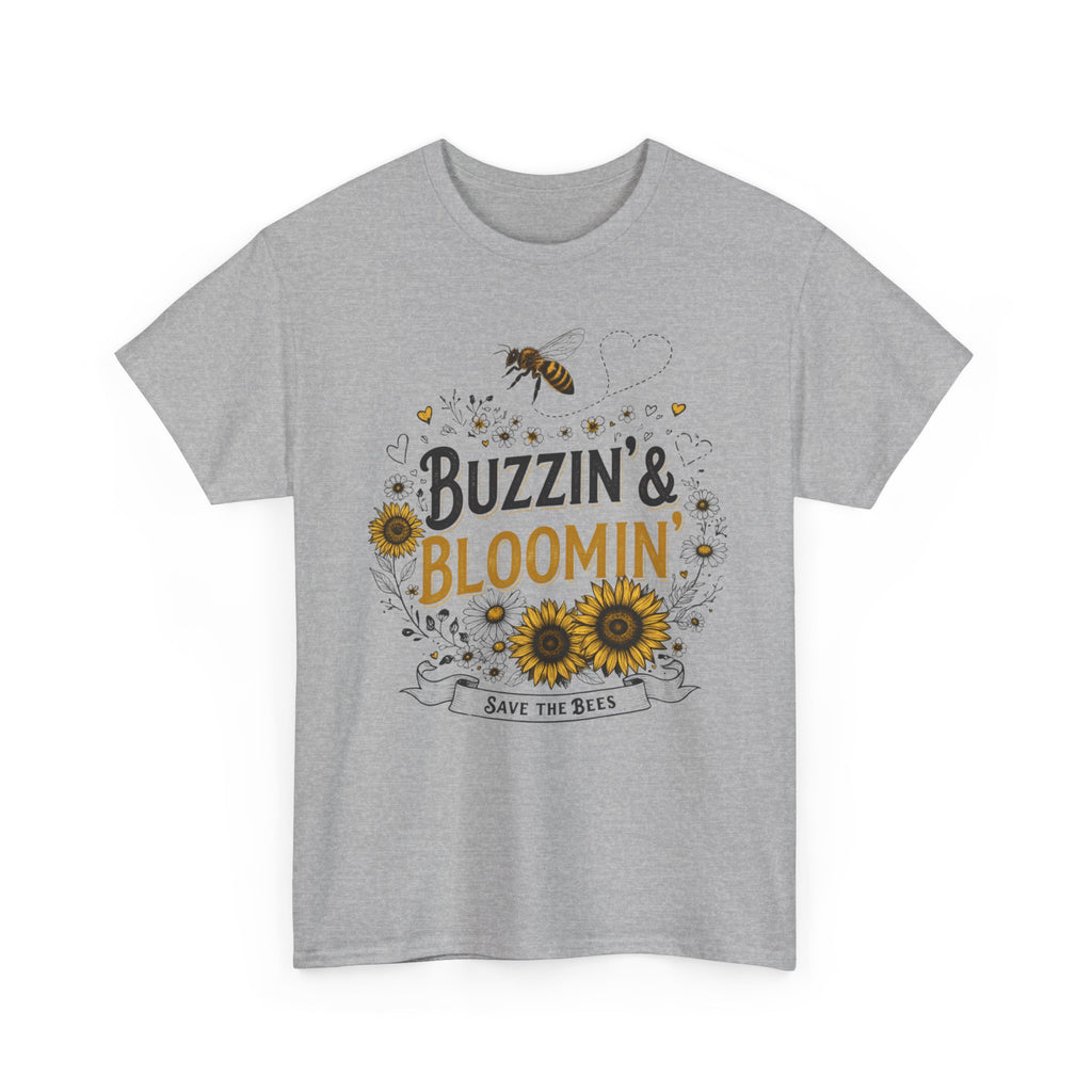 Buzzin’ & Bloomin’ Shirt – Save the Bees Garden Tee