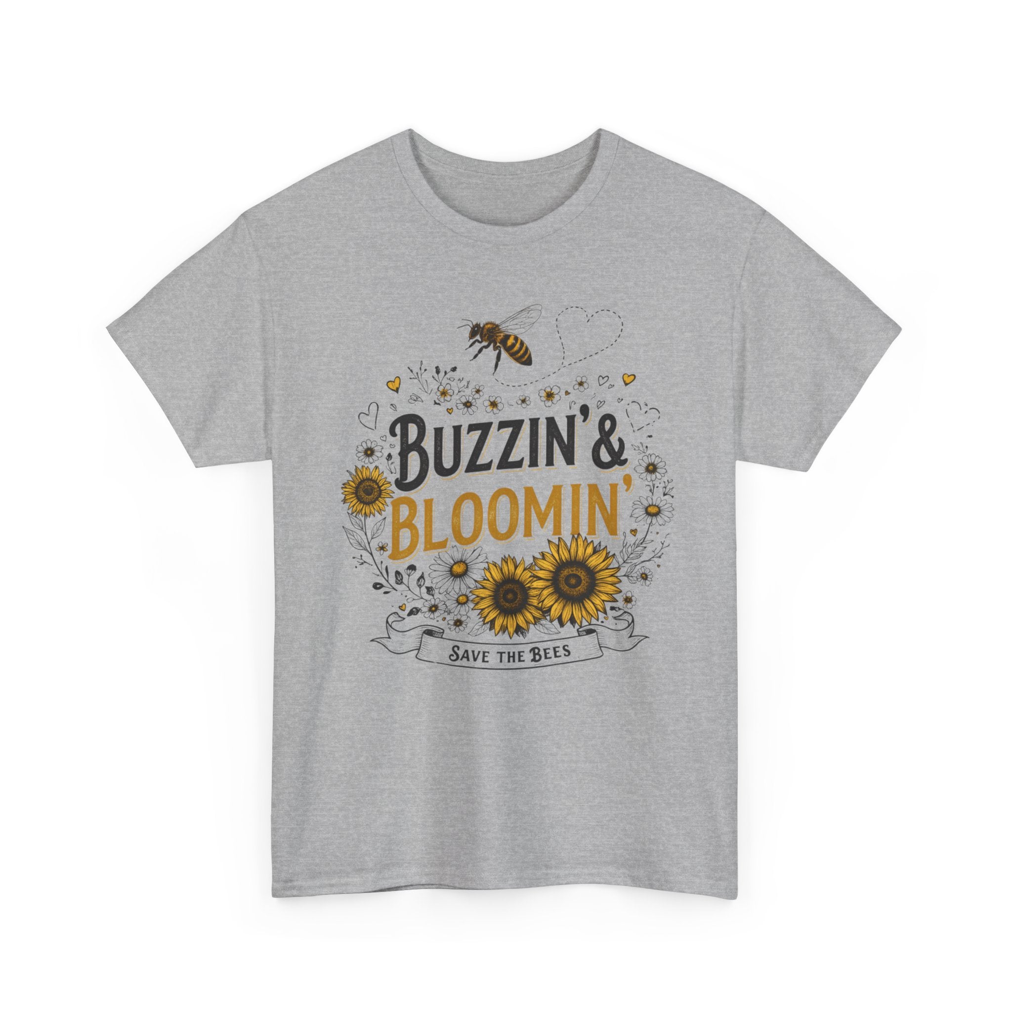 Buzzin’ & Bloomin’ Shirt – Save the Bees Garden Tee