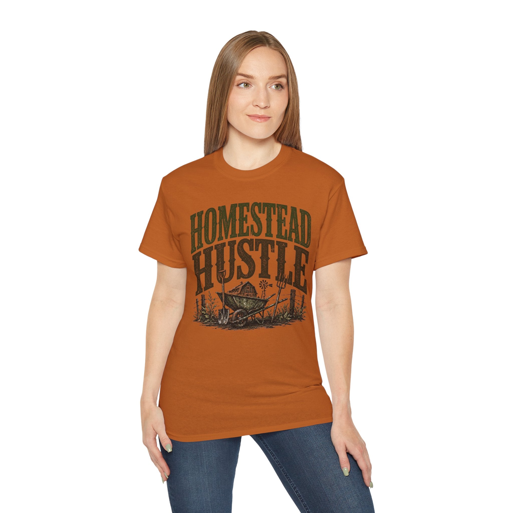 Homestead Hustle – Vintage Farm Life Graphic Tee