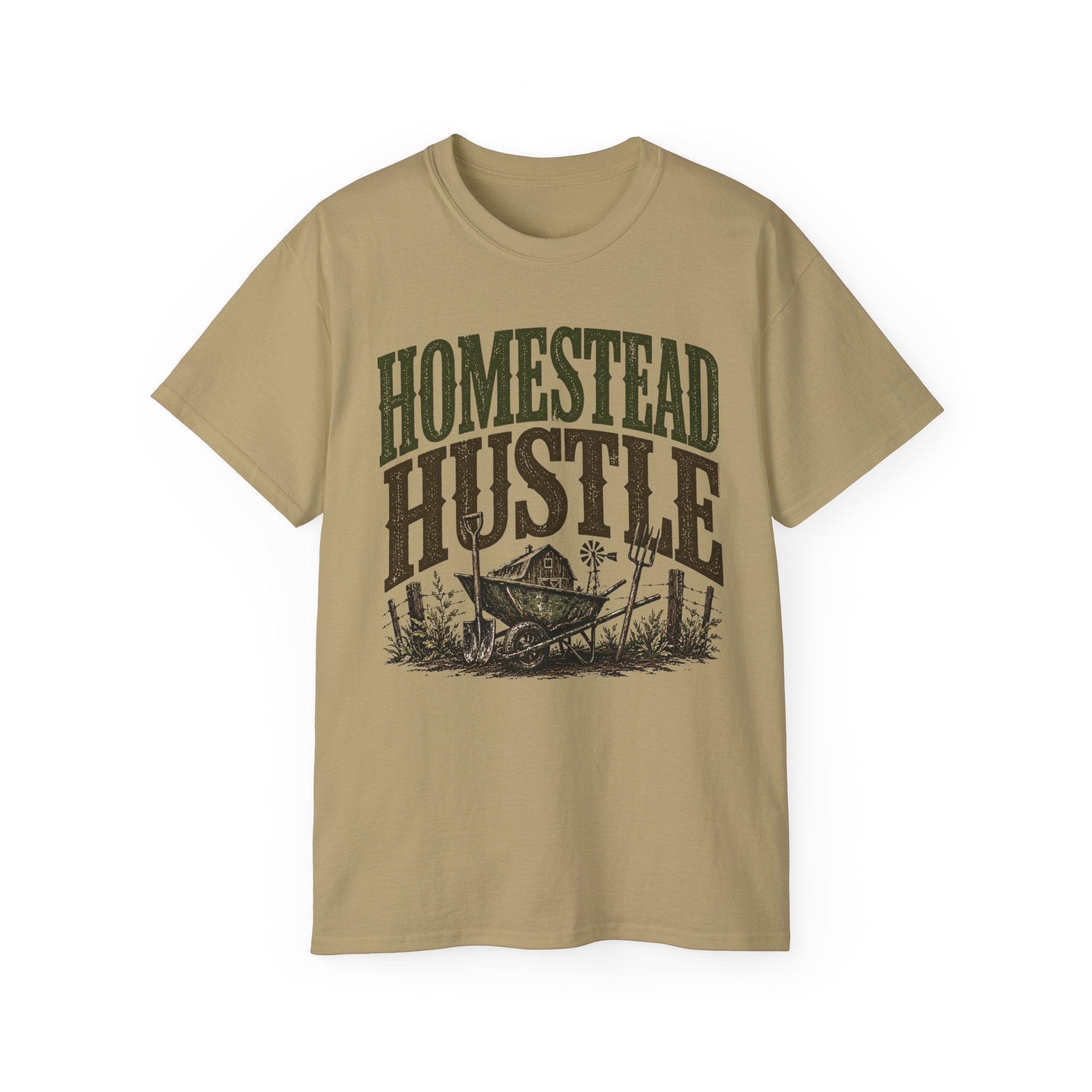 Homestead Hustle – Vintage Farm Life Graphic Tee