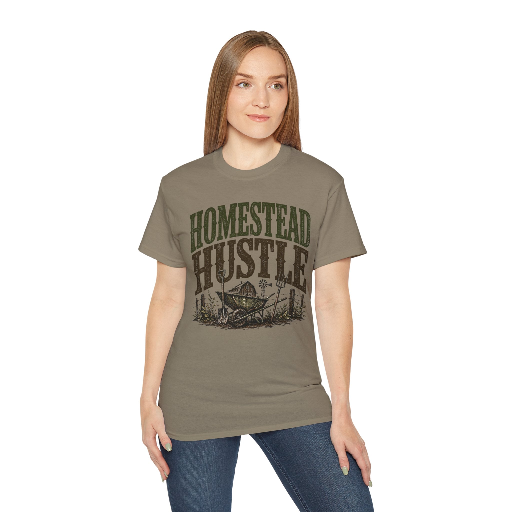 Homestead Hustle – Vintage Farm Life Graphic Tee