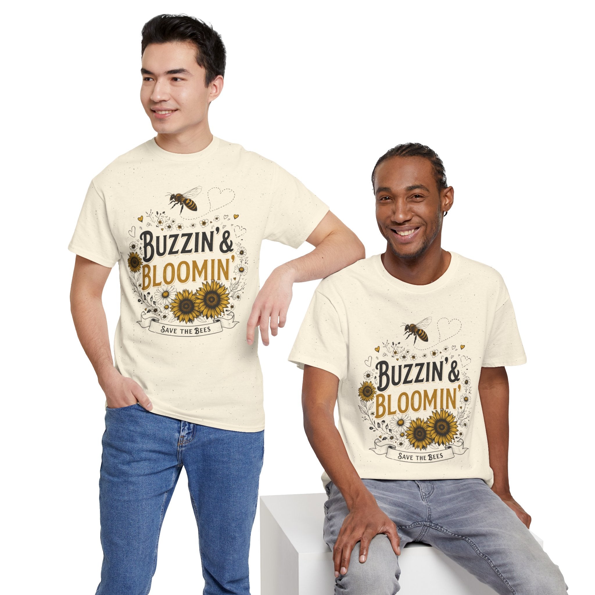 Buzzin’ & Bloomin’ Shirt – Save the Bees Garden Tee
