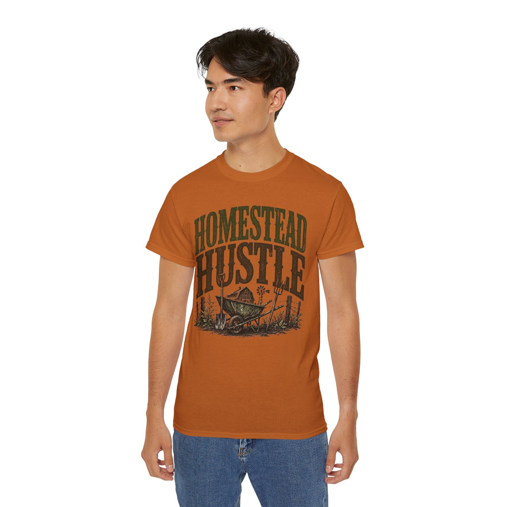 Homestead Hustle – Vintage Farm Life Graphic Tee