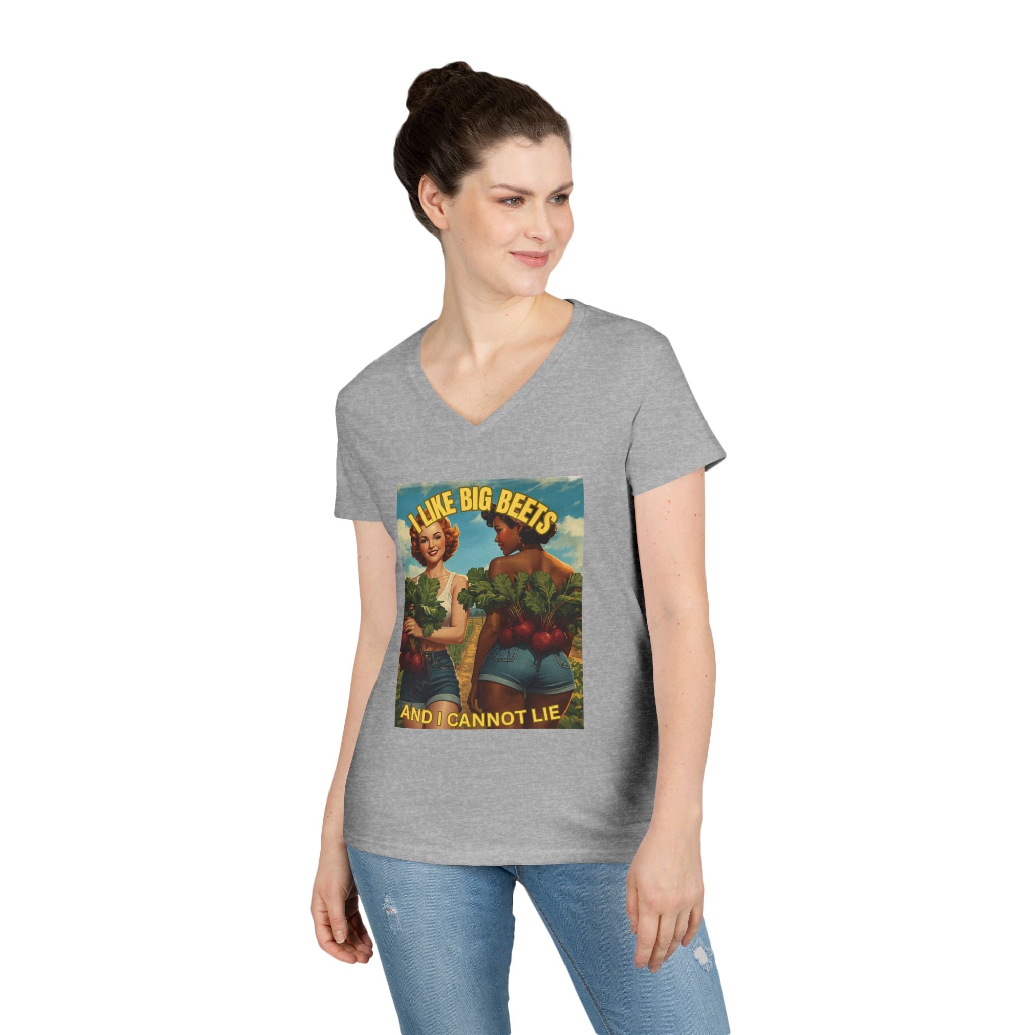I Like Big Beets And I Cannot Lie Shirt | Funny Gardening Shirt | Vintage Pin Up Farm Tee | Plant Lover Gift | Homestead Apparel