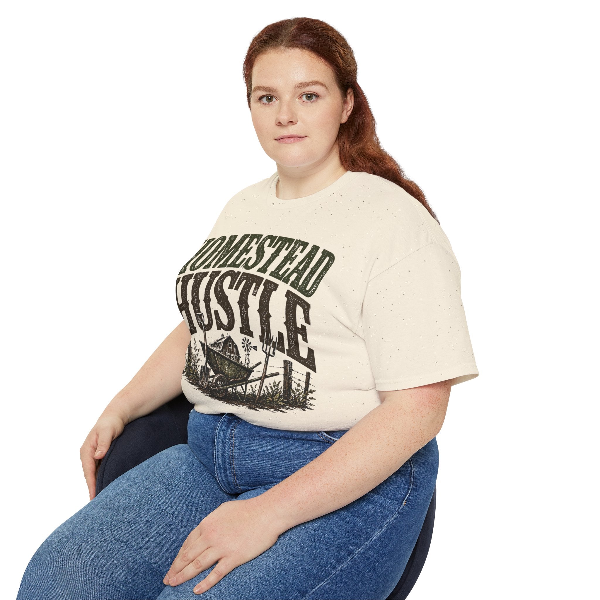 Homestead Hustle – Vintage Farm Life Graphic Tee