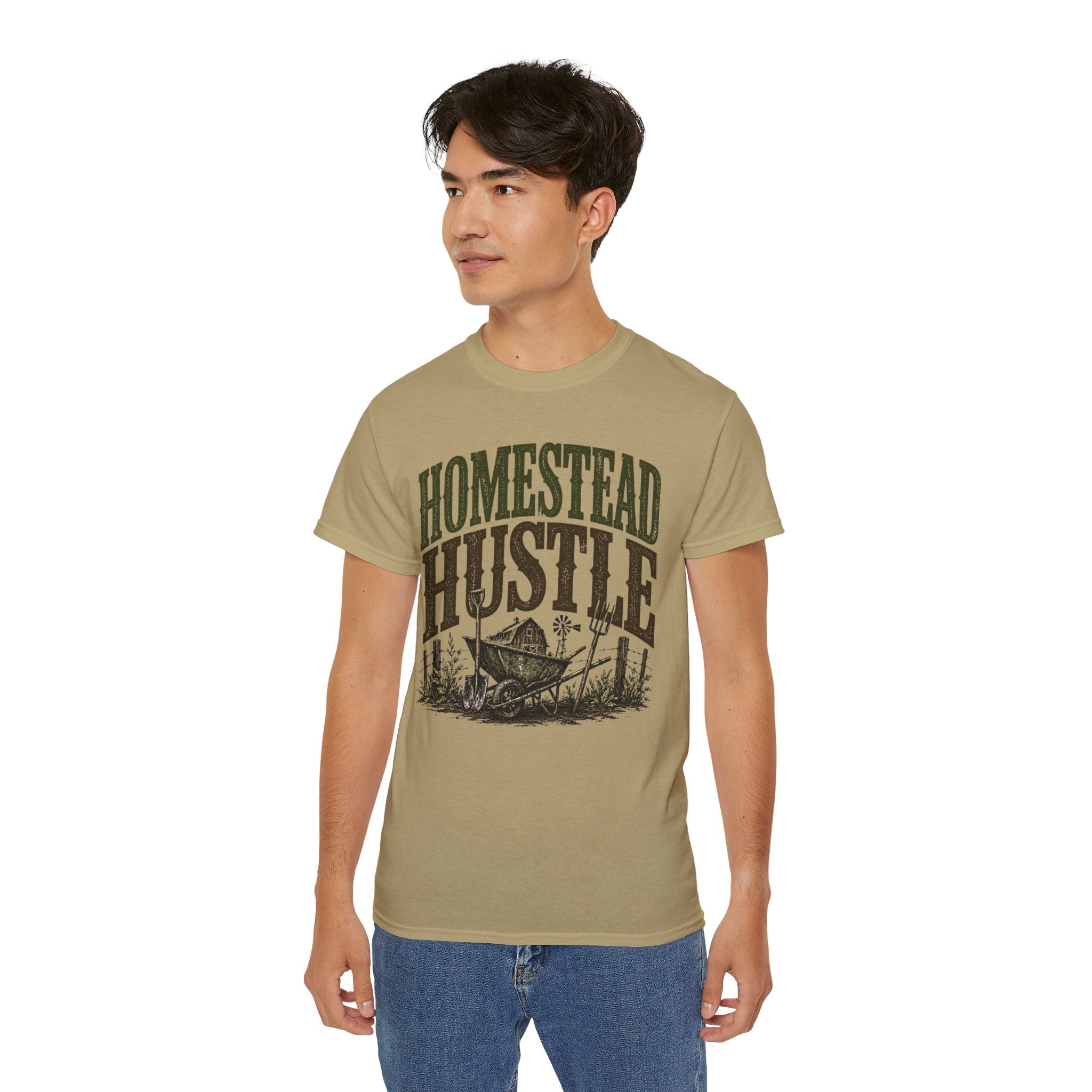 Homestead Hustle – Vintage Farm Life Graphic Tee