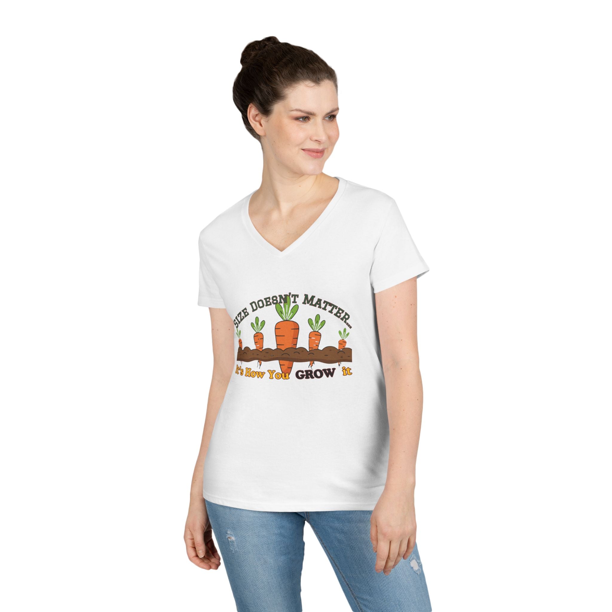 Size Doesn’t Matter It’s How You Grow It Shirt | Funny Gardening Shirt | Carrot Humor Tee | Garden Lover Gift | Talk Dirt Co