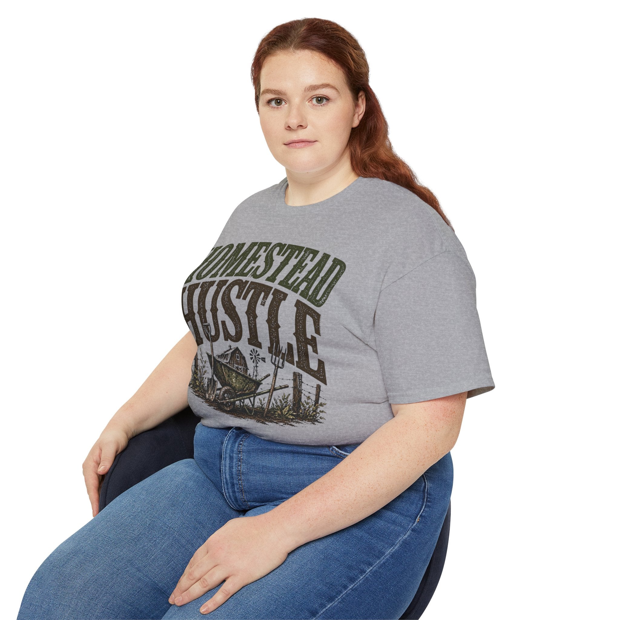 Homestead Hustle – Vintage Farm Life Graphic Tee