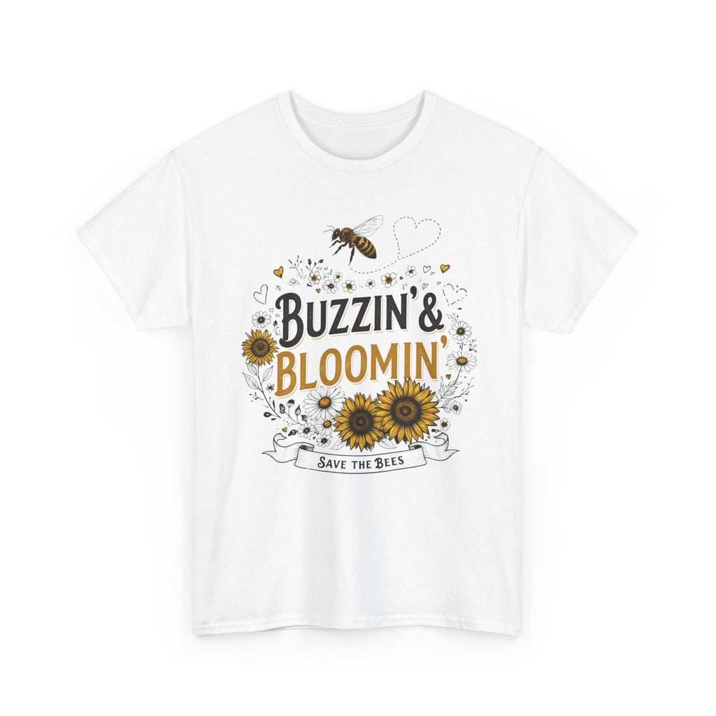Buzzin’ & Bloomin’ Shirt – Save the Bees Garden Tee