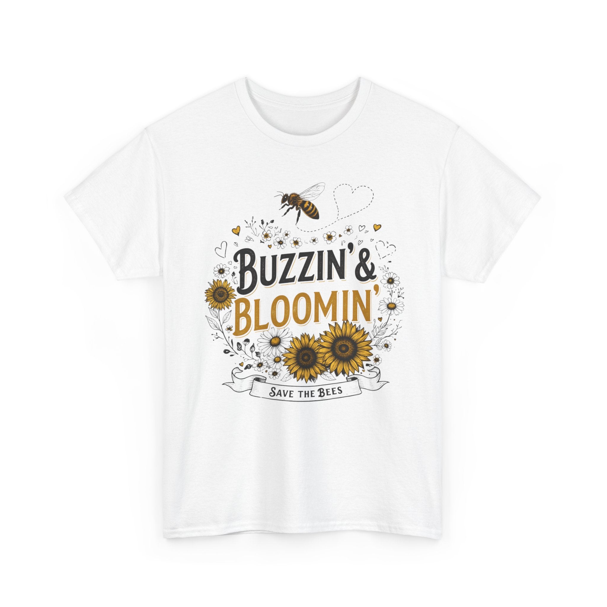 Buzzin’ & Bloomin’ Shirt – Save the Bees Garden Tee