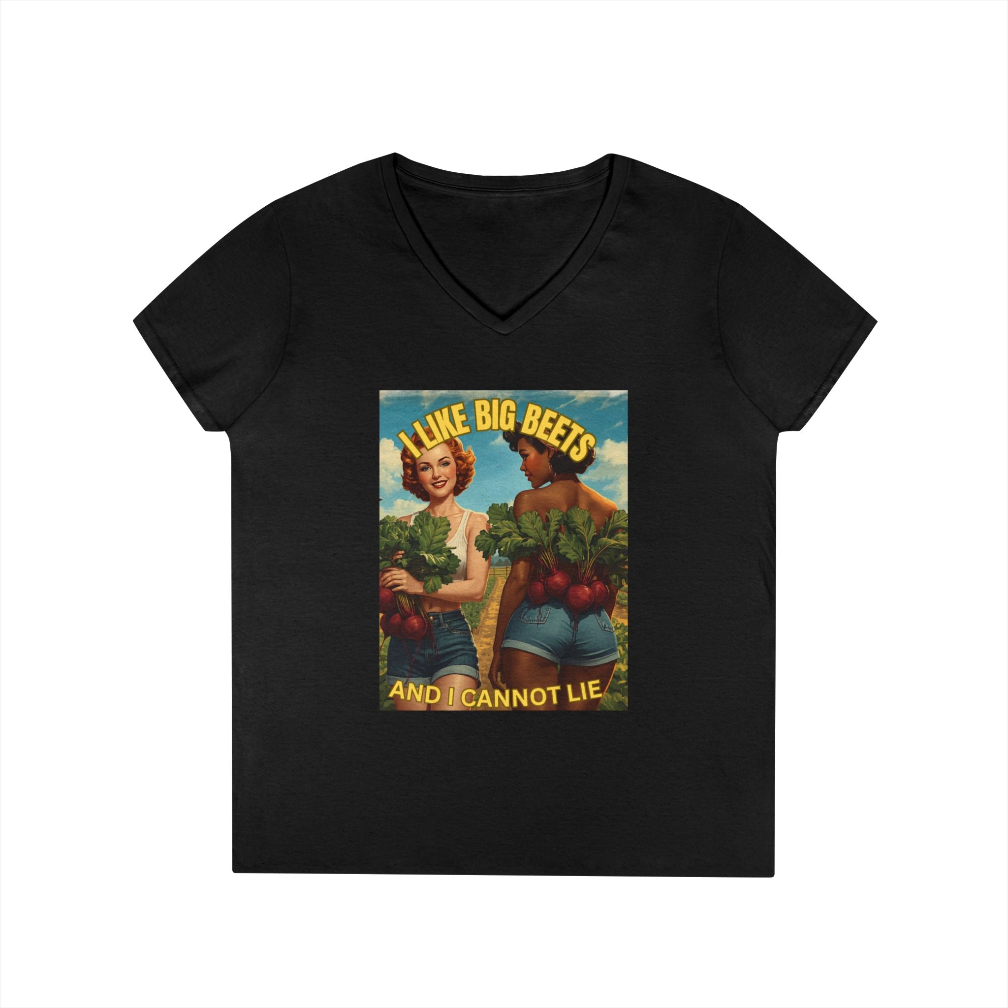 I Like Big Beets And I Cannot Lie Shirt | Funny Gardening Shirt | Vintage Pin Up Farm Tee | Plant Lover Gift | Homestead Apparel