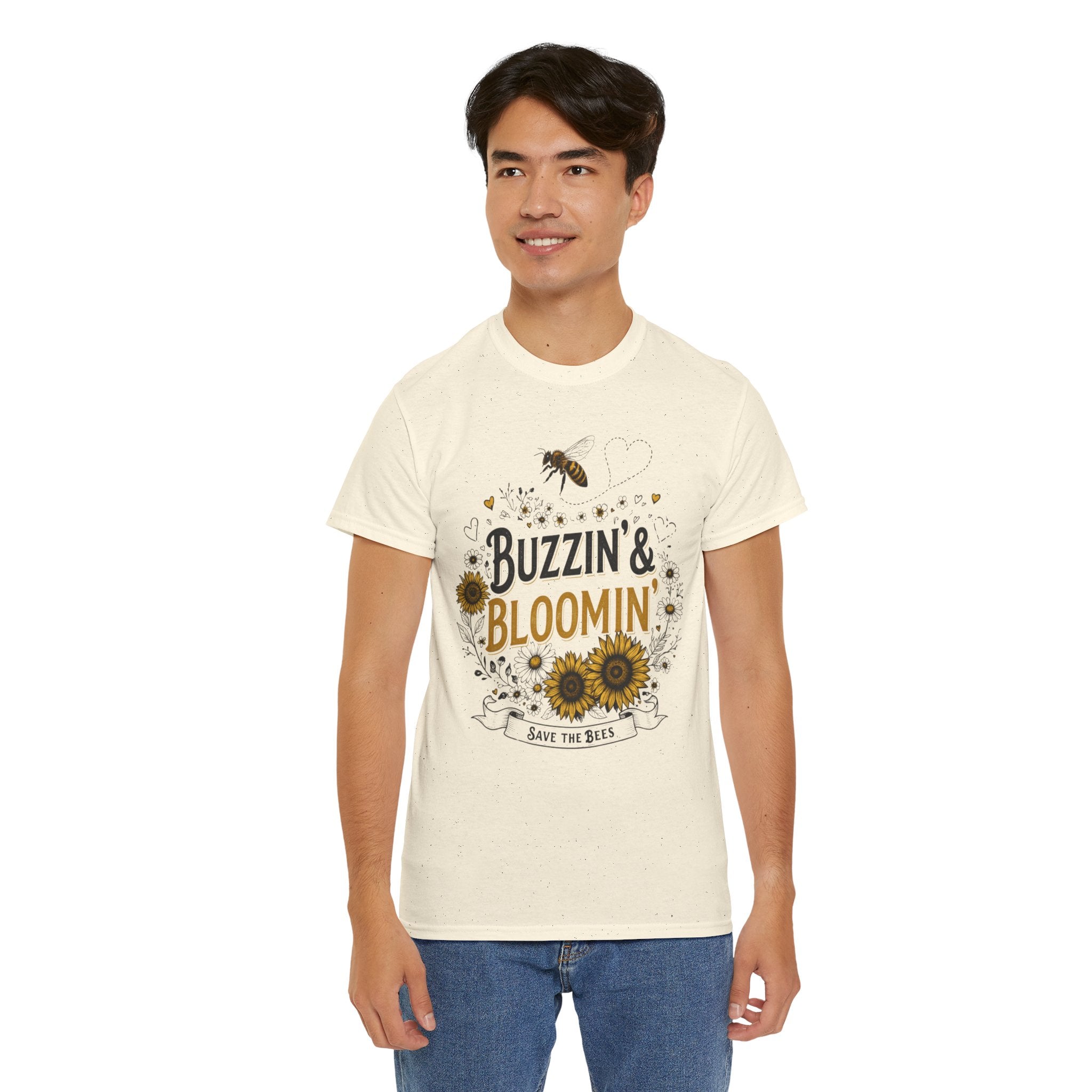 Buzzin’ & Bloomin’ Shirt – Save the Bees Garden Tee