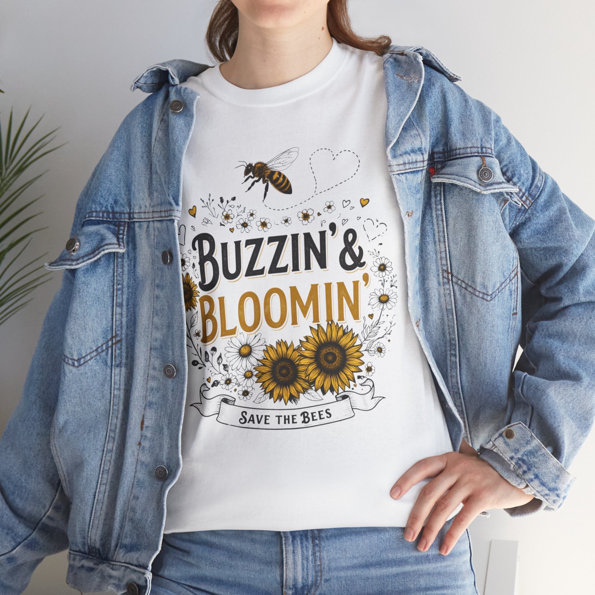Buzzin’ & Bloomin’ Shirt – Save the Bees Garden Tee