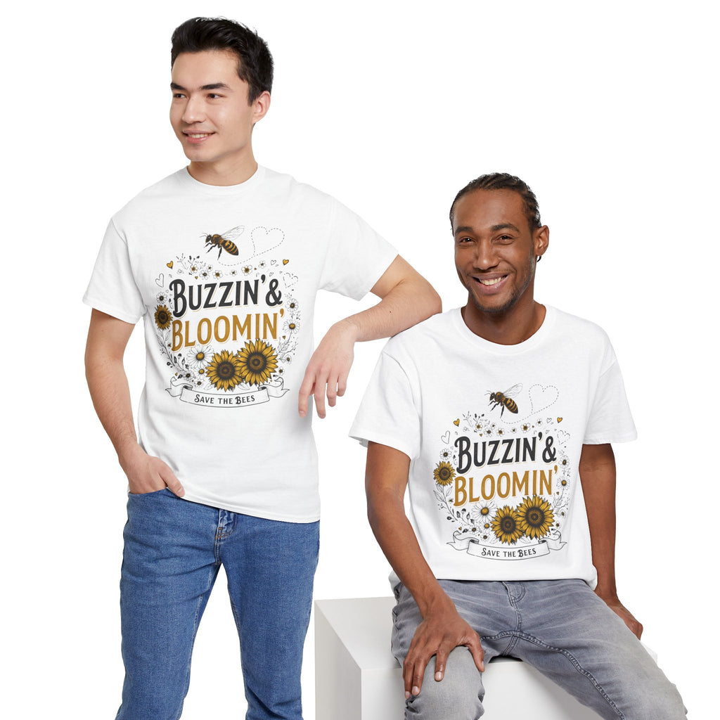 Buzzin’ & Bloomin’ Shirt – Save the Bees Garden Tee