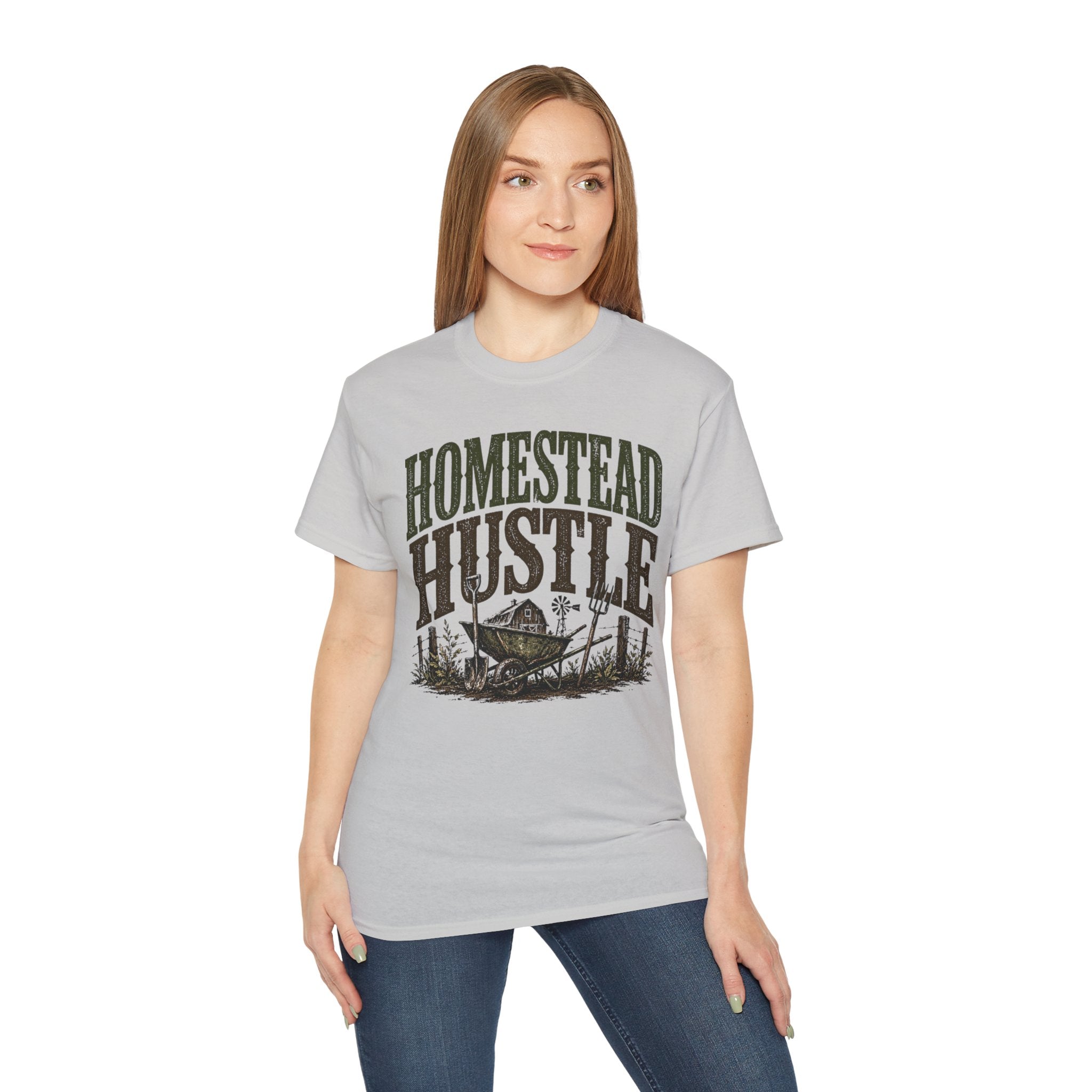 Homestead Hustle – Vintage Farm Life Graphic Tee