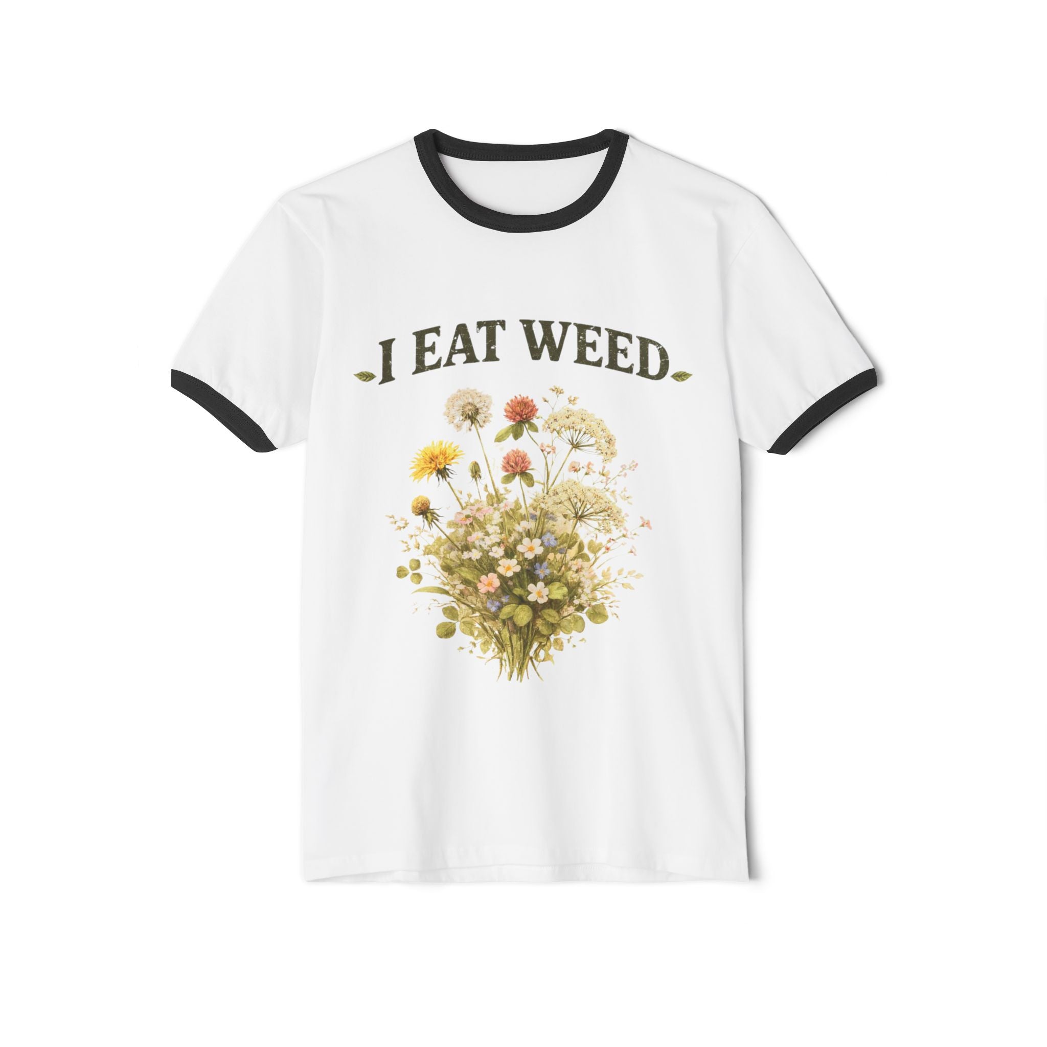 I Eat Weed Ringer Tee