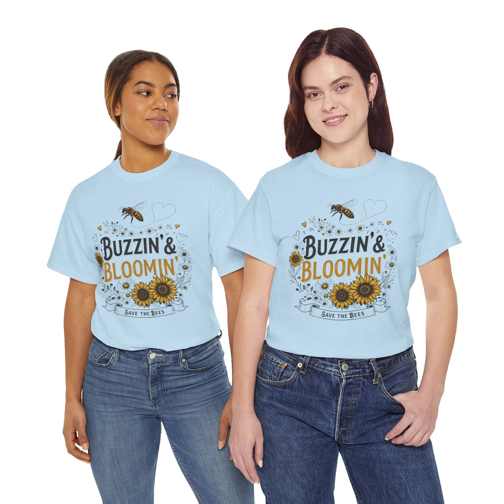 Buzzin’ & Bloomin’ Shirt – Save the Bees Garden Tee