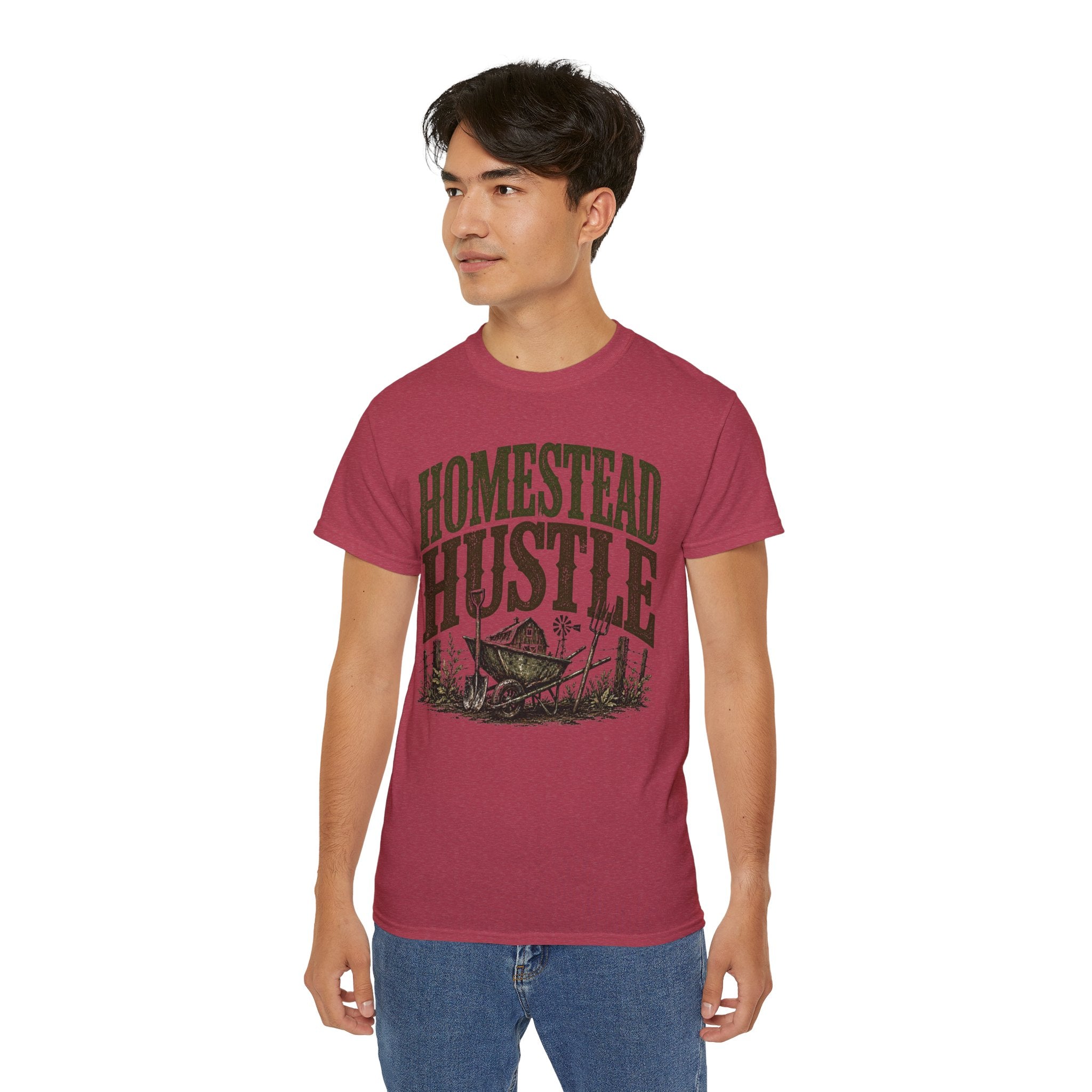 Homestead Hustle – Vintage Farm Life Graphic Tee