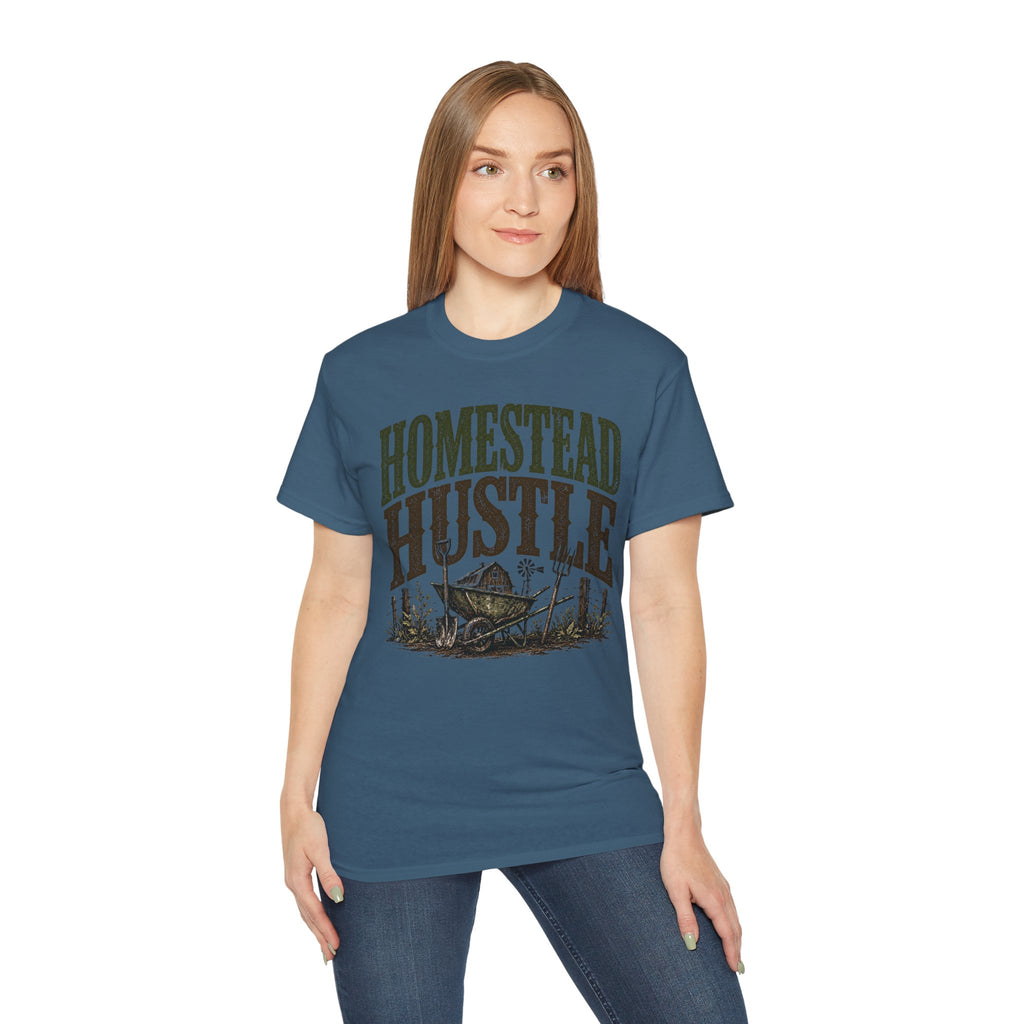 Homestead Hustle – Vintage Farm Life Graphic Tee