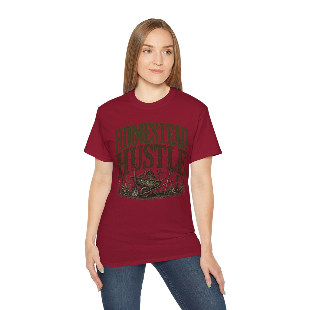 Homestead Hustle – Vintage Farm Life Graphic Tee