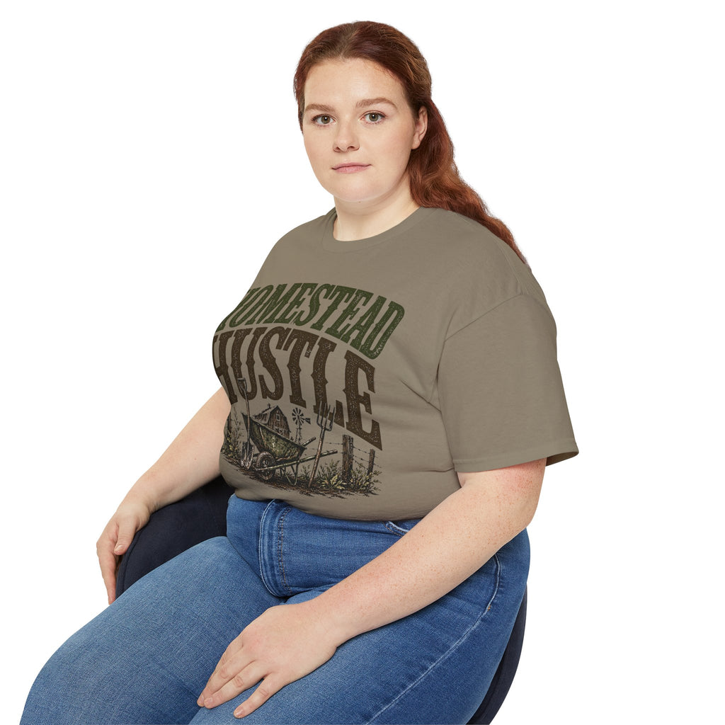 Homestead Hustle – Vintage Farm Life Graphic Tee