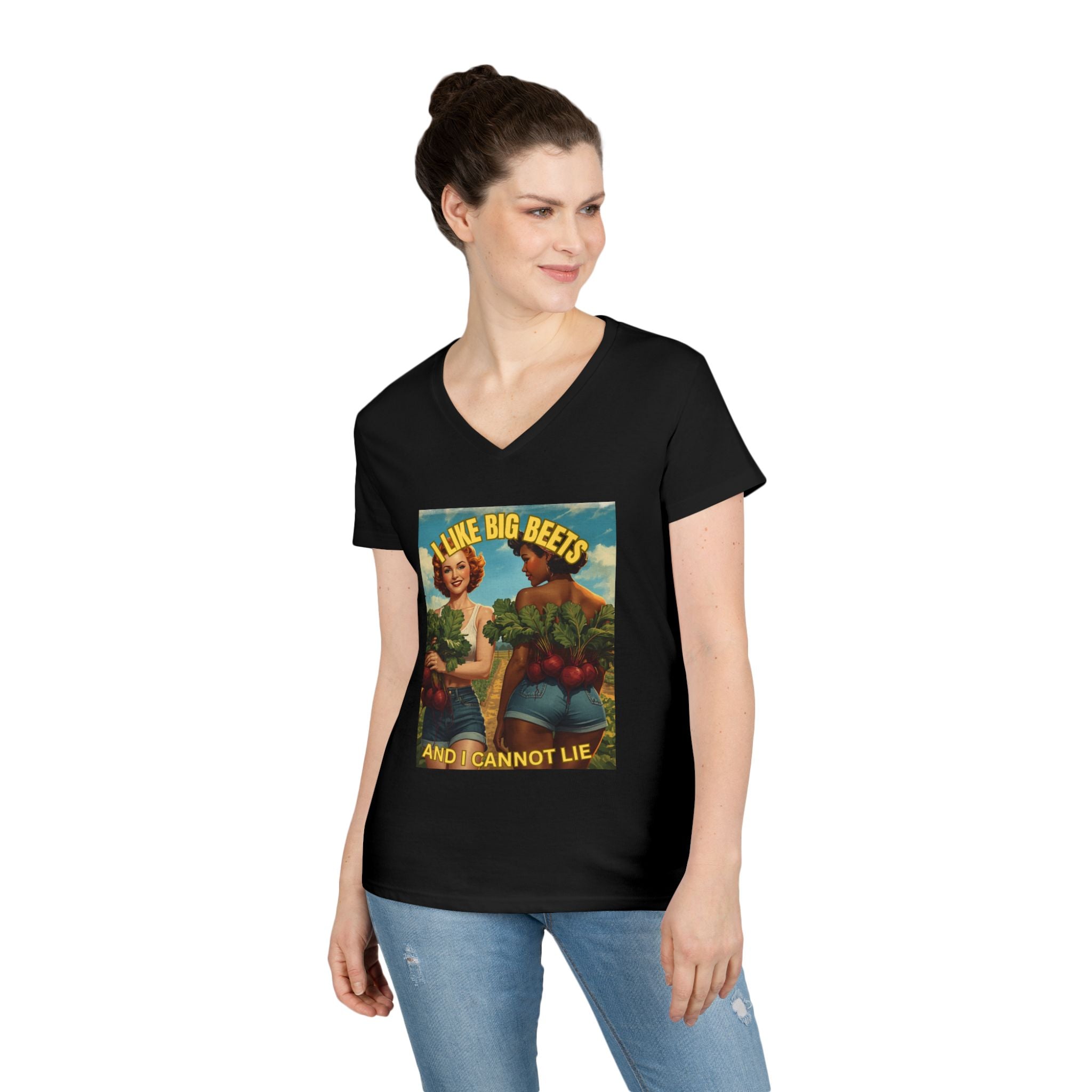I Like Big Beets And I Cannot Lie Shirt | Funny Gardening Shirt | Vintage Pin Up Farm Tee | Plant Lover Gift | Homestead Apparel