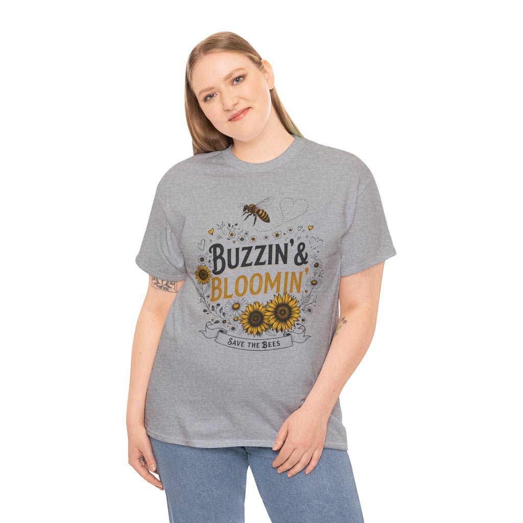 Buzzin’ & Bloomin’ Shirt – Save the Bees Garden Tee