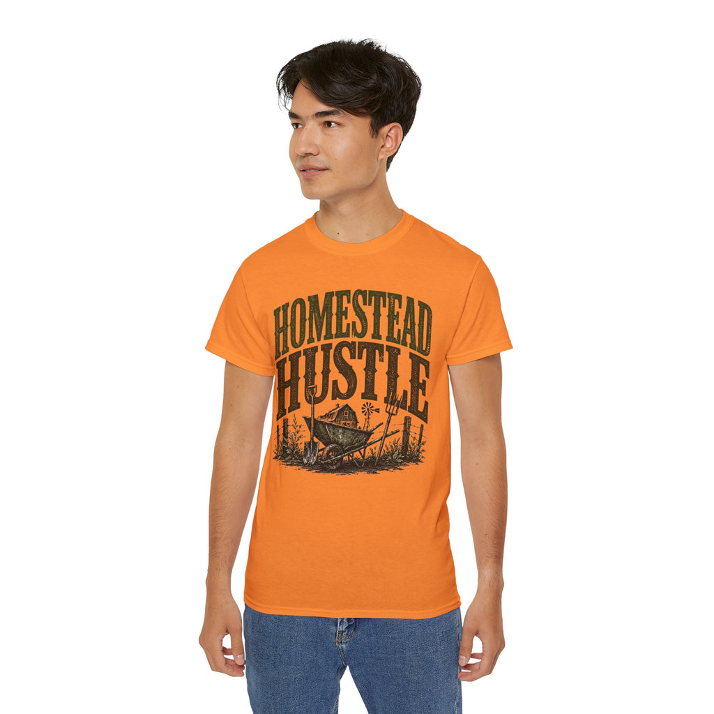 Homestead Hustle – Vintage Farm Life Graphic Tee