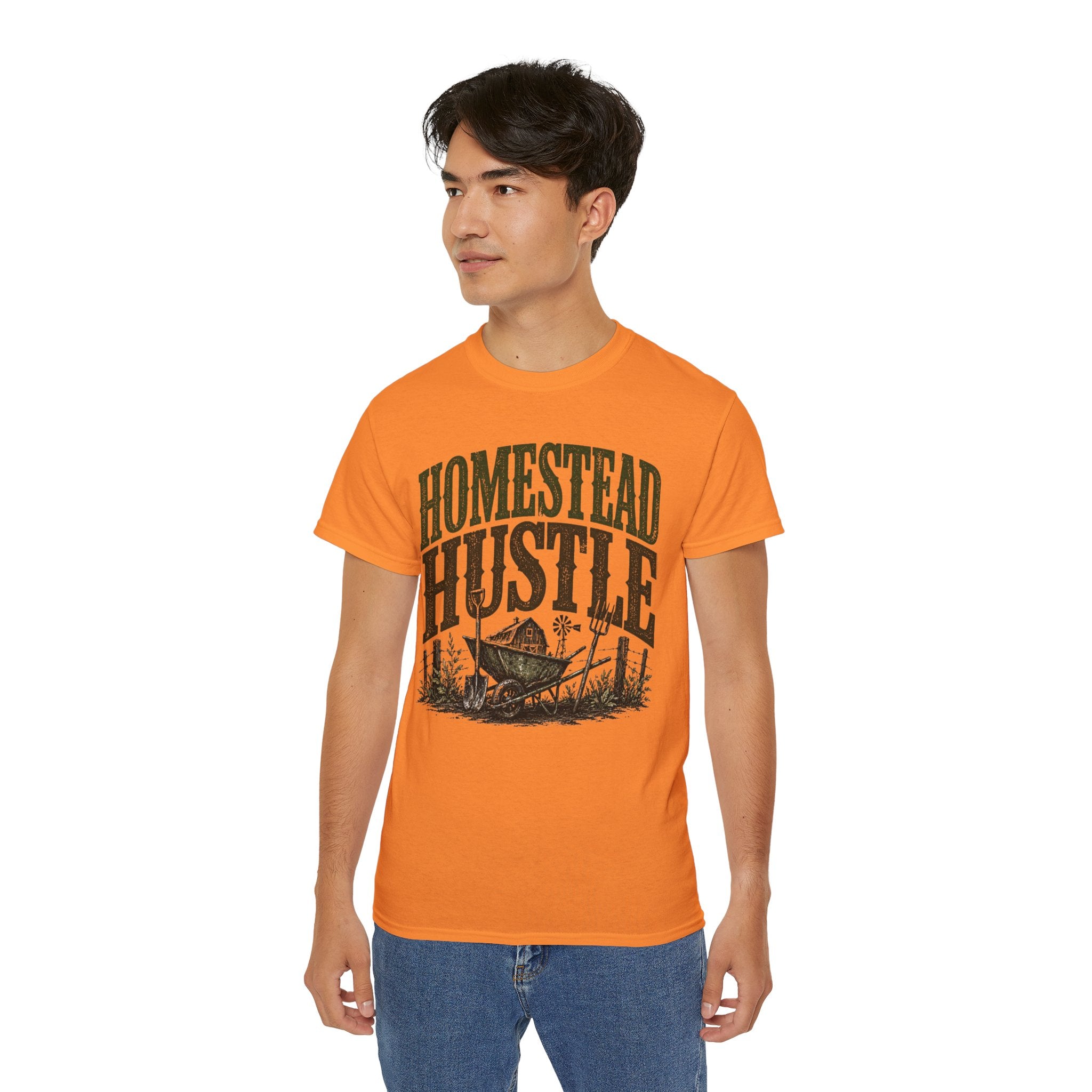 Homestead Hustle – Vintage Farm Life Graphic Tee