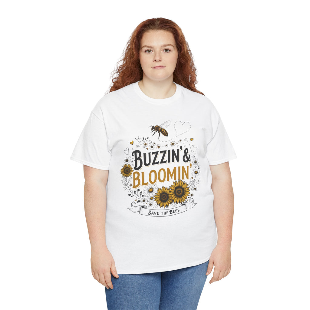 Buzzin’ & Bloomin’ Shirt – Save the Bees Garden Tee