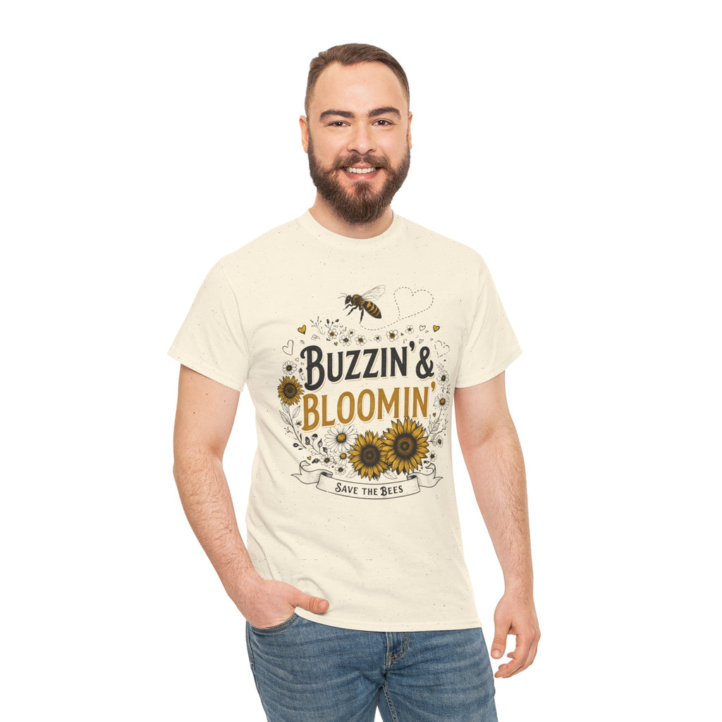 Buzzin’ & Bloomin’ Shirt – Save the Bees Garden Tee