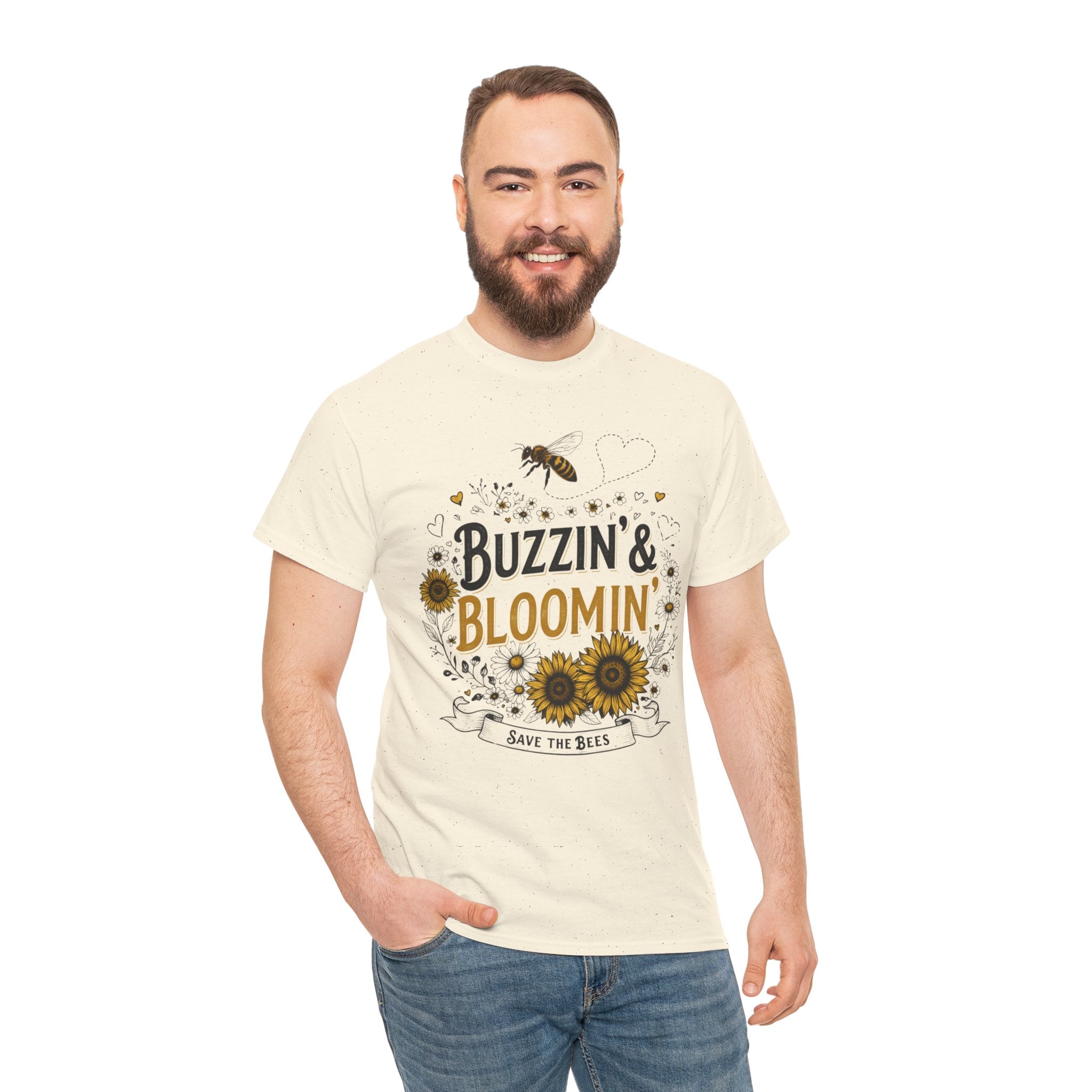 Buzzin’ & Bloomin’ Shirt – Save the Bees Garden Tee