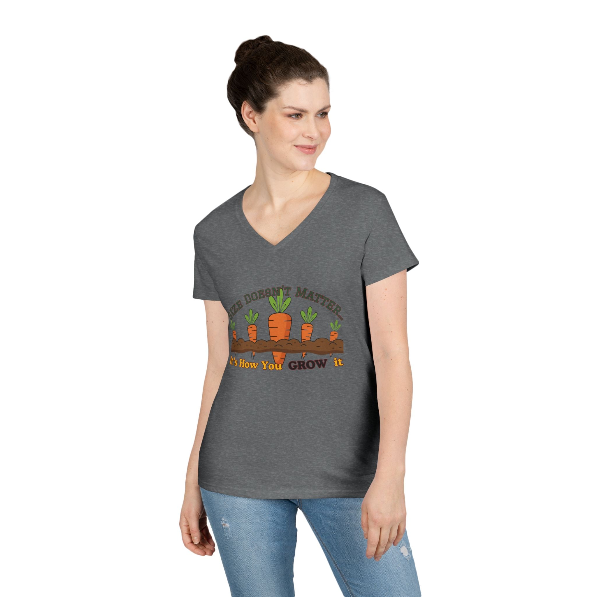 Size Doesn’t Matter It’s How You Grow It Shirt | Funny Gardening Shirt | Carrot Humor Tee | Garden Lover Gift | Talk Dirt Co