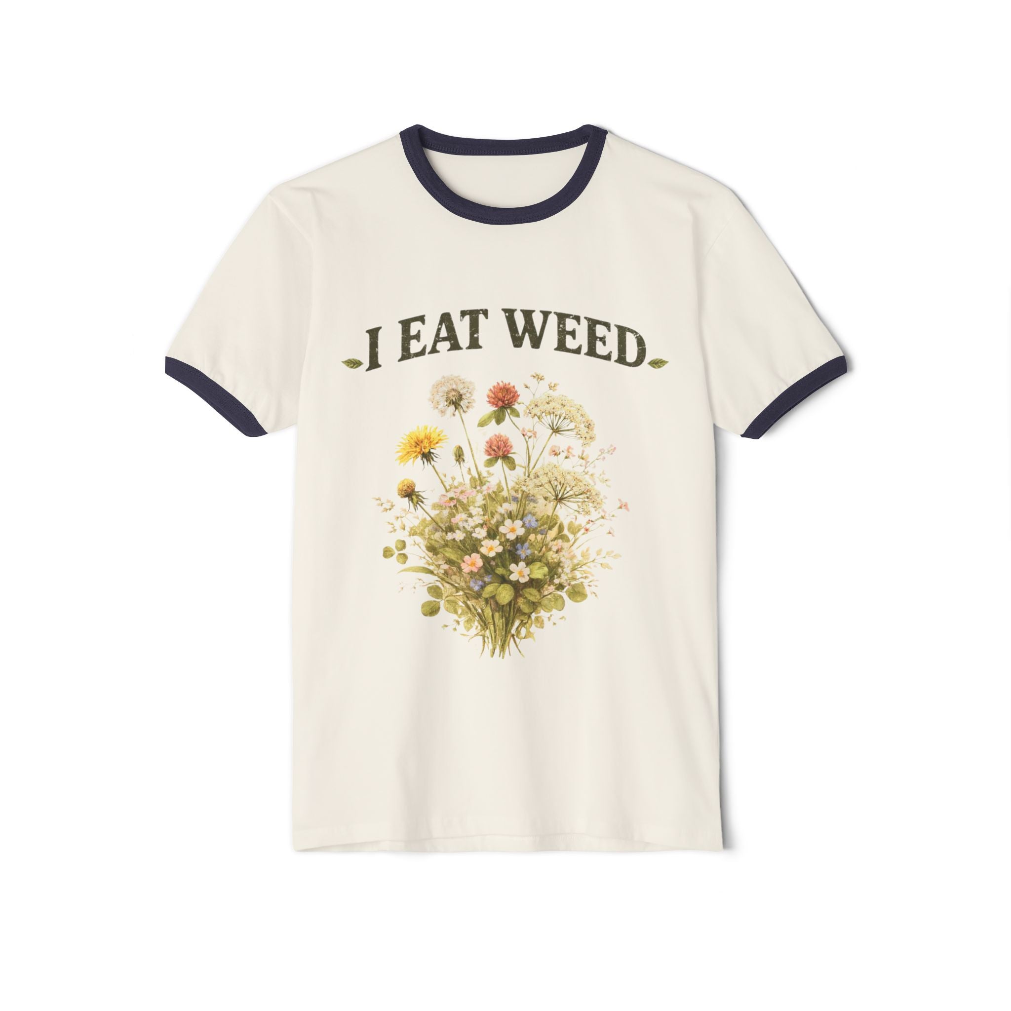 I Eat Weed Ringer Tee