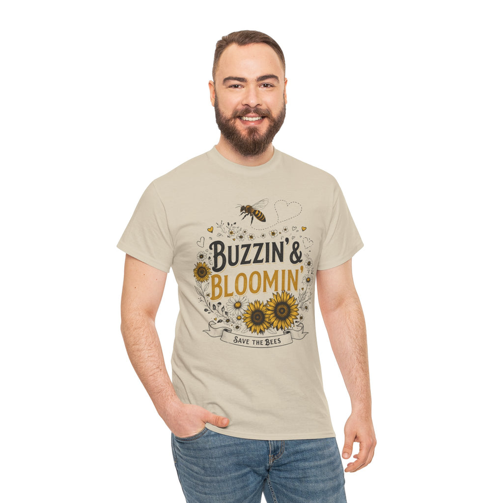 Buzzin’ & Bloomin’ Shirt – Save the Bees Garden Tee