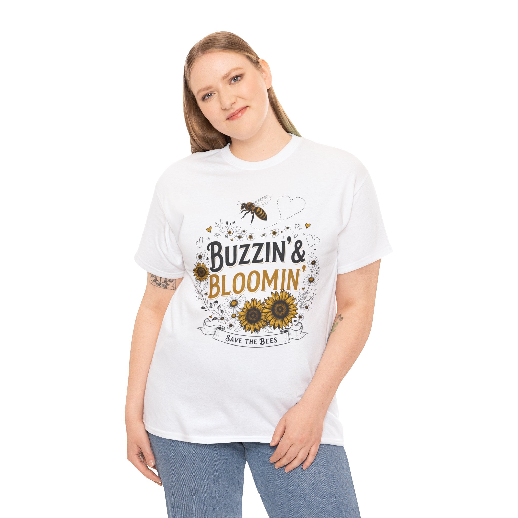 Buzzin’ & Bloomin’ Shirt – Save the Bees Garden Tee
