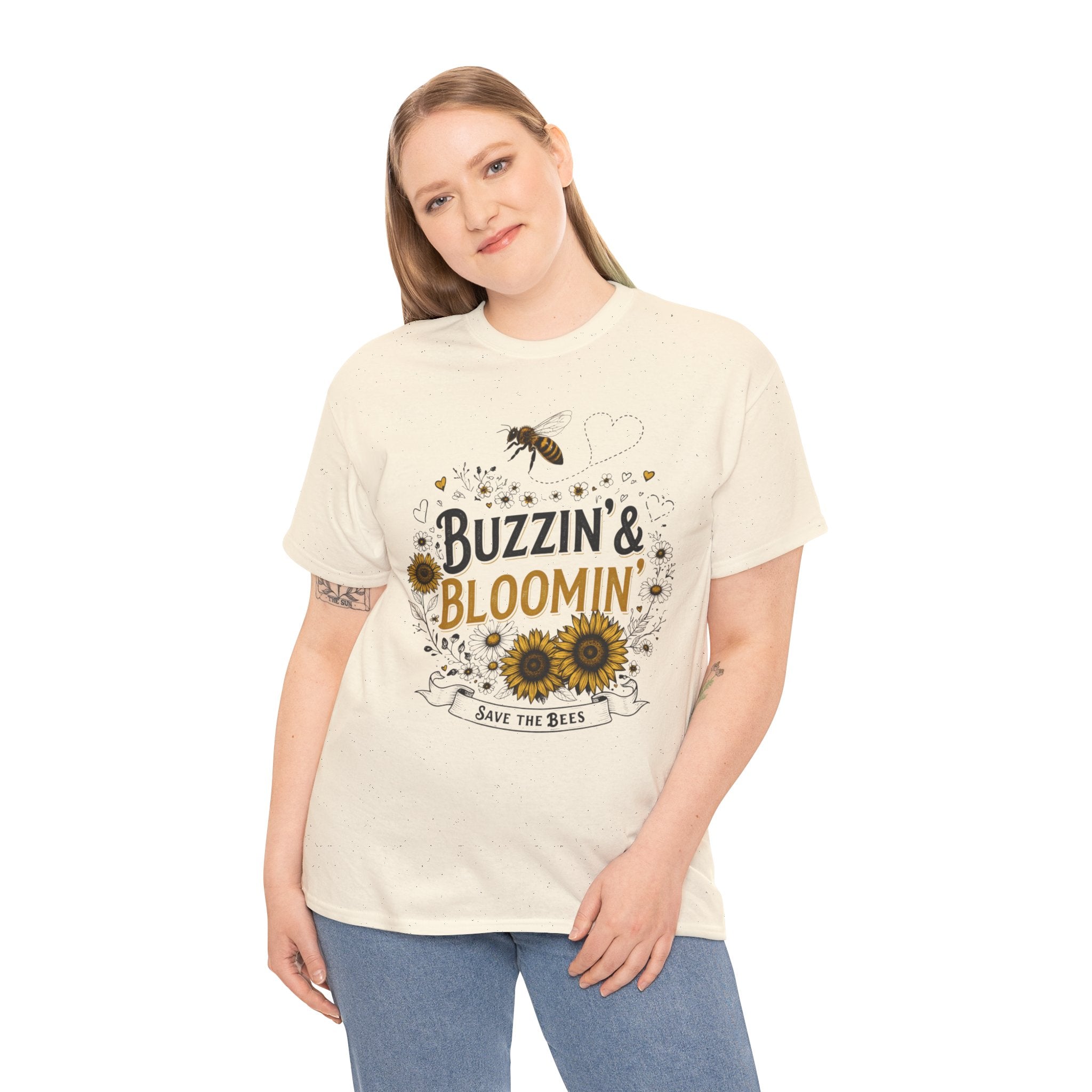 Buzzin’ & Bloomin’ Shirt – Save the Bees Garden Tee