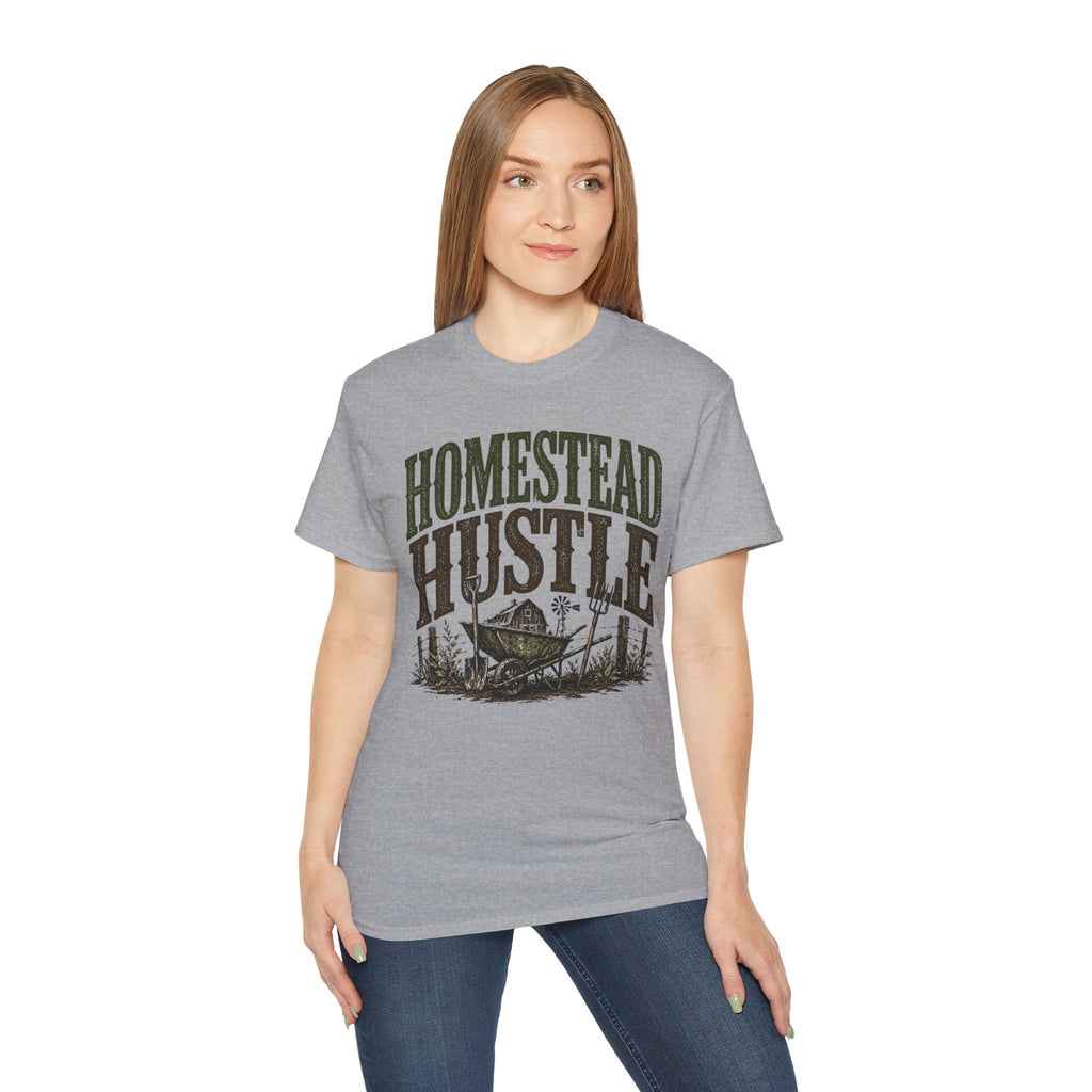 Homestead Hustle – Vintage Farm Life Graphic Tee
