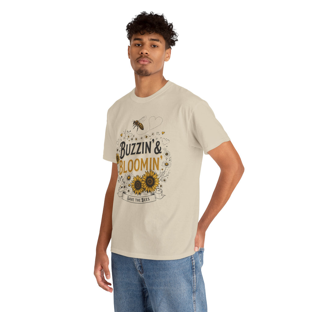 Buzzin’ & Bloomin’ Shirt – Save the Bees Garden Tee