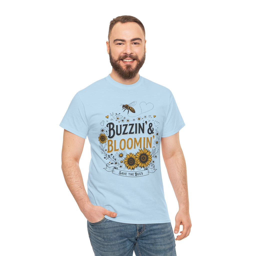 Buzzin’ & Bloomin’ Shirt – Save the Bees Garden Tee