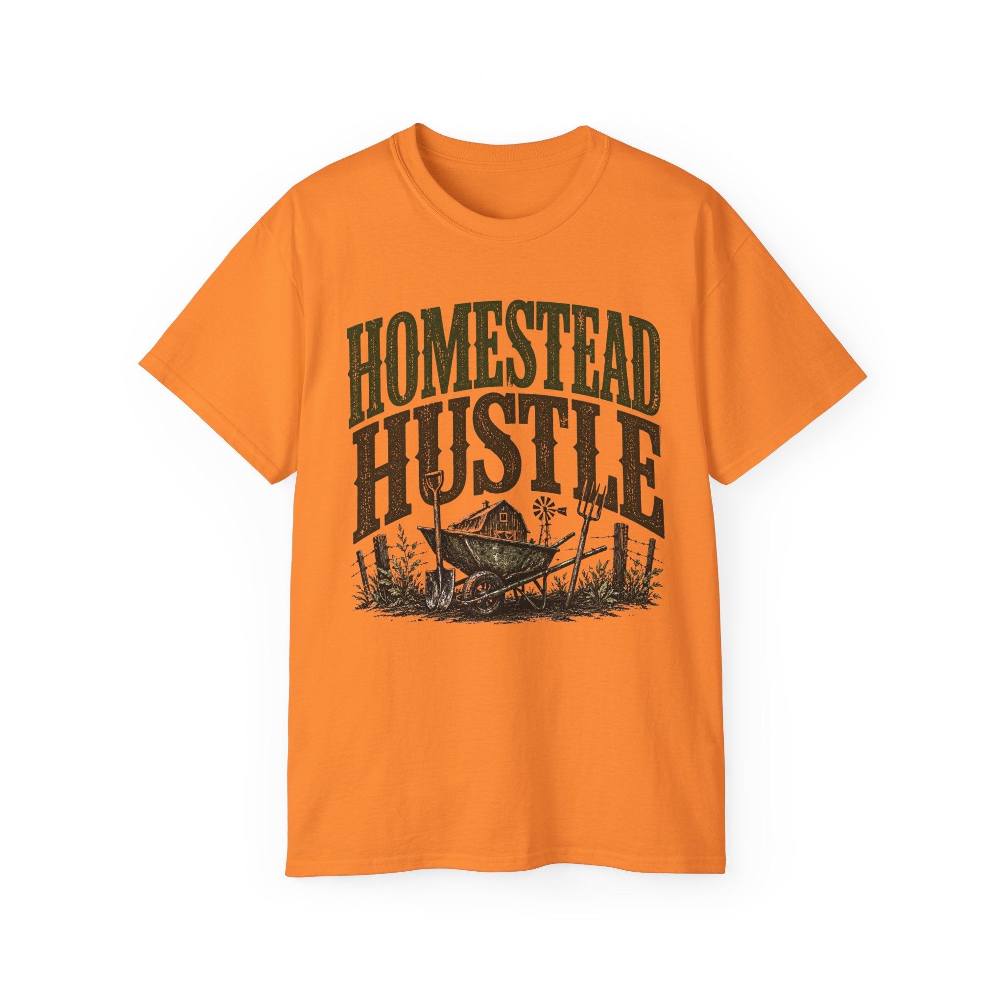 Homestead Hustle – Vintage Farm Life Graphic Tee
