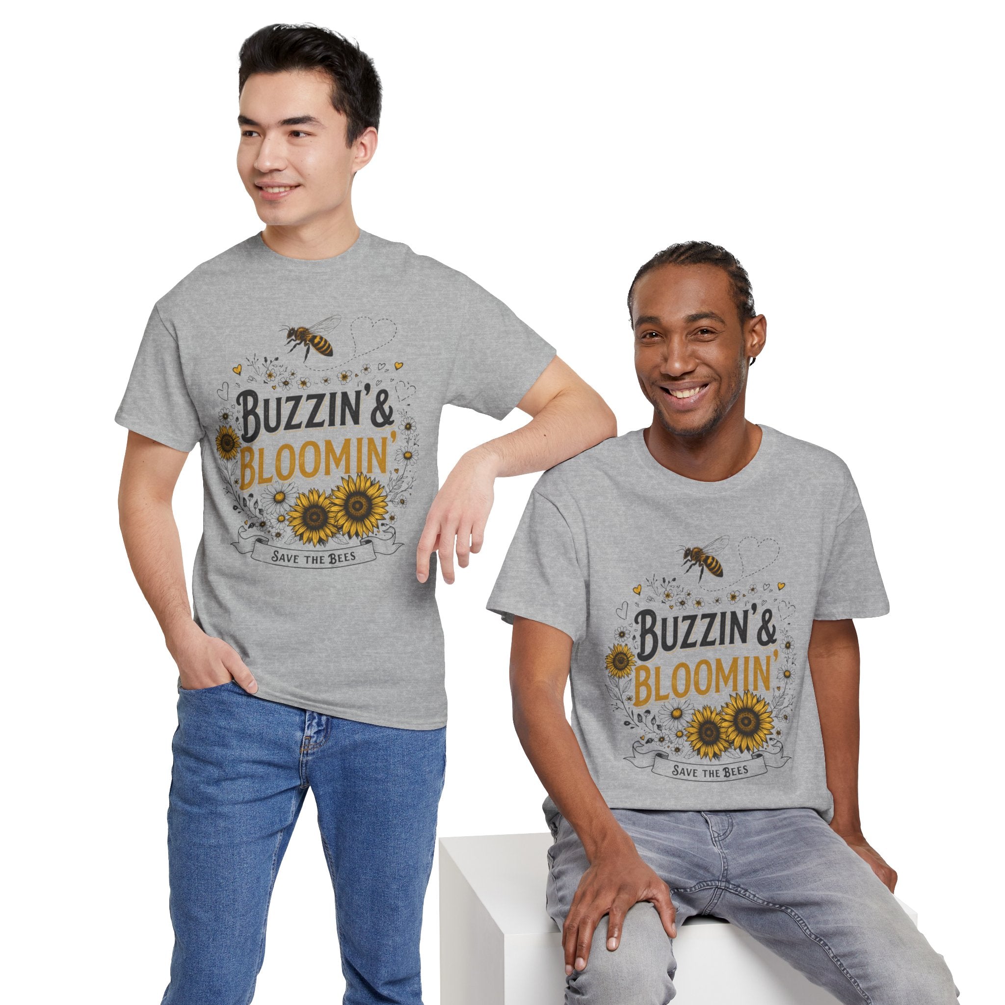 Buzzin’ & Bloomin’ Shirt – Save the Bees Garden Tee